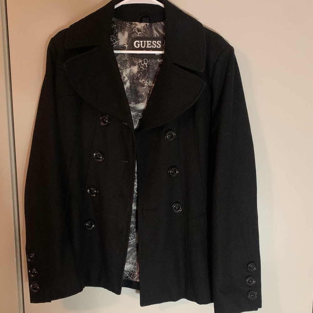❤️‍🔥Women’s Large Guess Wool coat❤️‍🔥